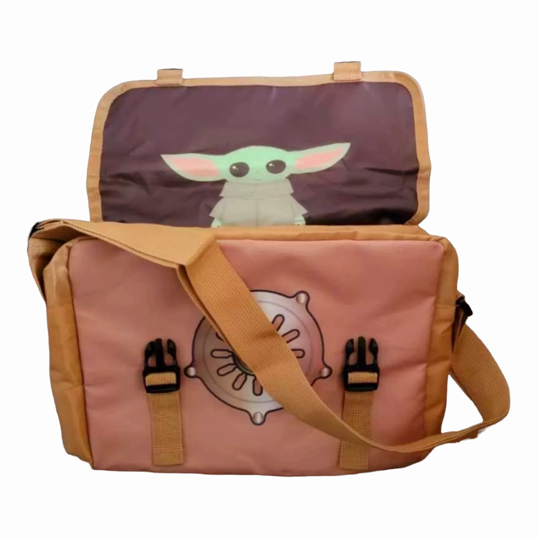 Disney Star Wars "Grogu" Lunch Bag - Baby Yoda & Mandalorian Messenger Bag