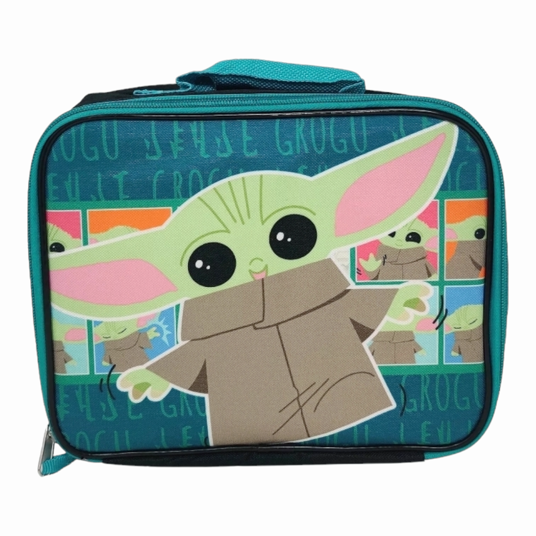 Disney Star Wars "Grogu" Lunch Bag - Baby Yoda & Mandalorian Messenger Bag