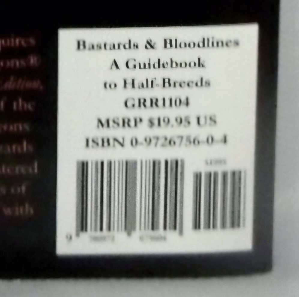 Bastards & Bloodlines: A Guidebook to Halfbreeds by Owen K.C. Stephens