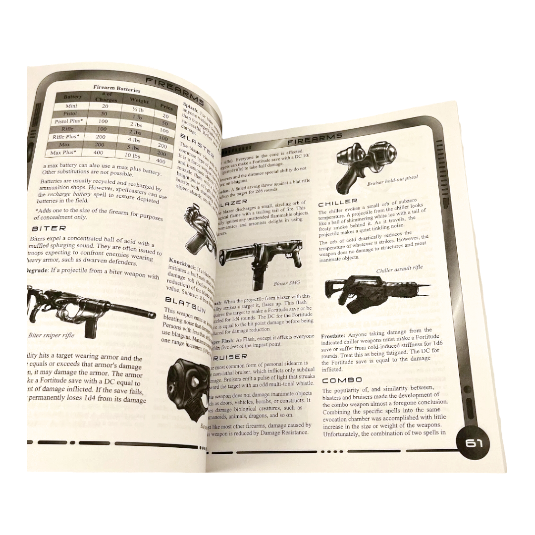 Arsenal: A Compendium of Magical Firearms and Explosives by E. Kjerland