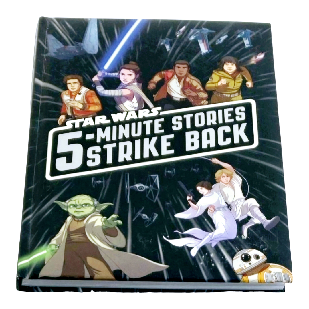 Three *Star Wars 5-Minute Stories (Strike Back, Hero Stories, ABC-3PO) HC Books