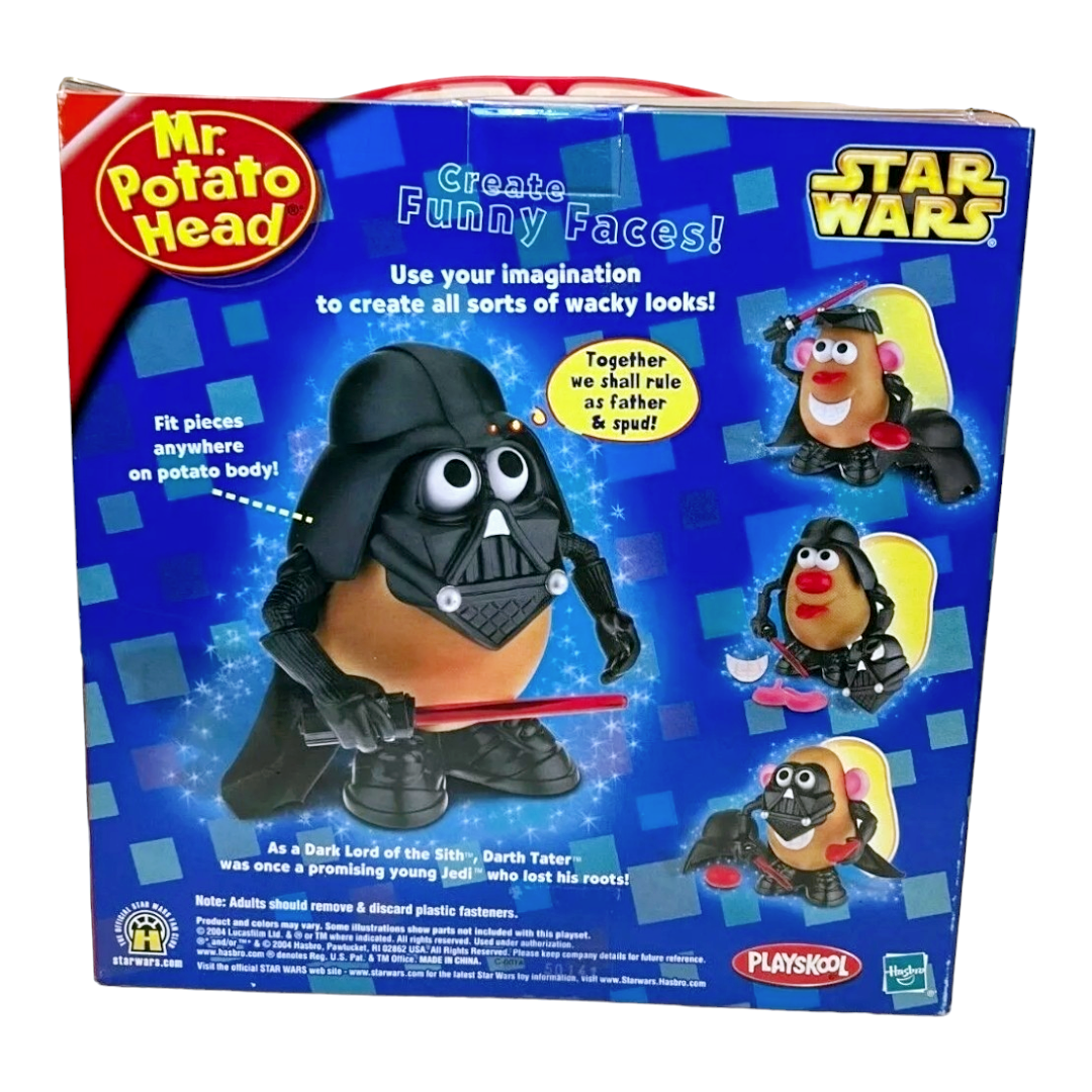 NIB *Star Wars Playskool Darth Tater Mr. Potato Head Darth Vader Hasbro (2004)