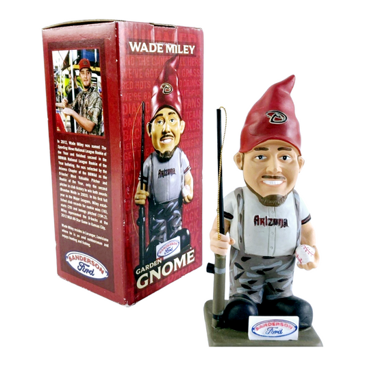 Arizona Diamondbacks 'WADE MILEY' #36 Garden Gnome (2013) in Box