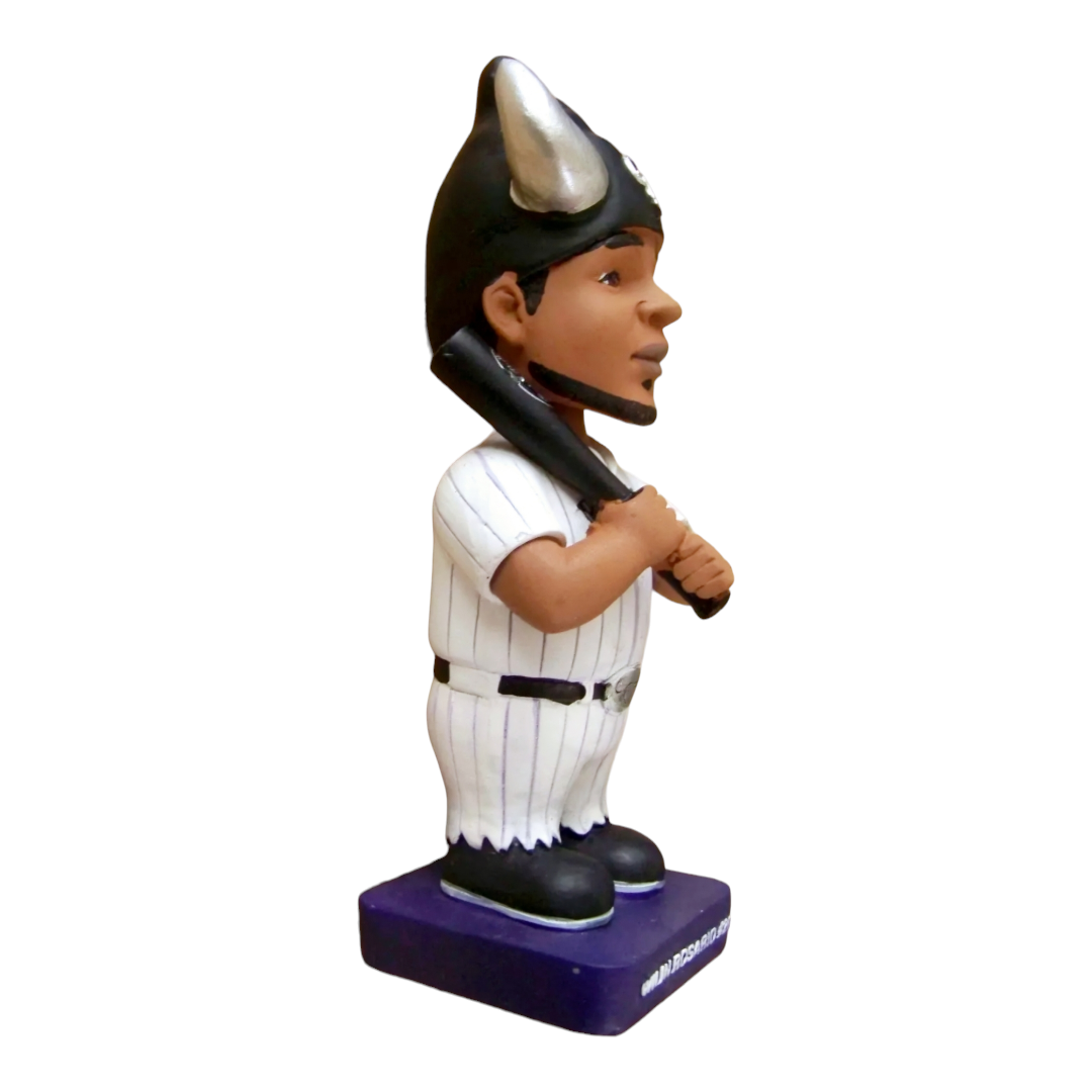 Colorado Rockies "Wilin Rosario" Gnome Baby Bull Bobblehead (2014) in Box