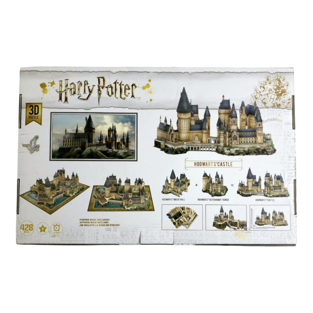 NEW *Harry Potter Wizarding World Hogwarts 3D Castle Puzzle (428pcs)