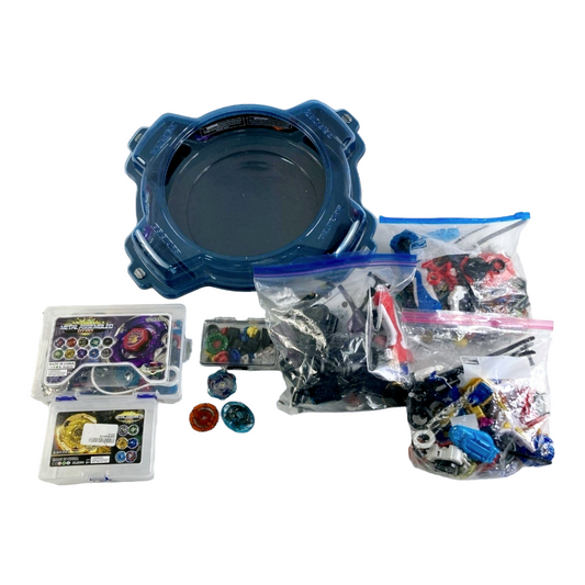 BeyBlade Burst Stadium & Metal Fight Authentic Lot Tomy/Hasbro Takara 50+pcs