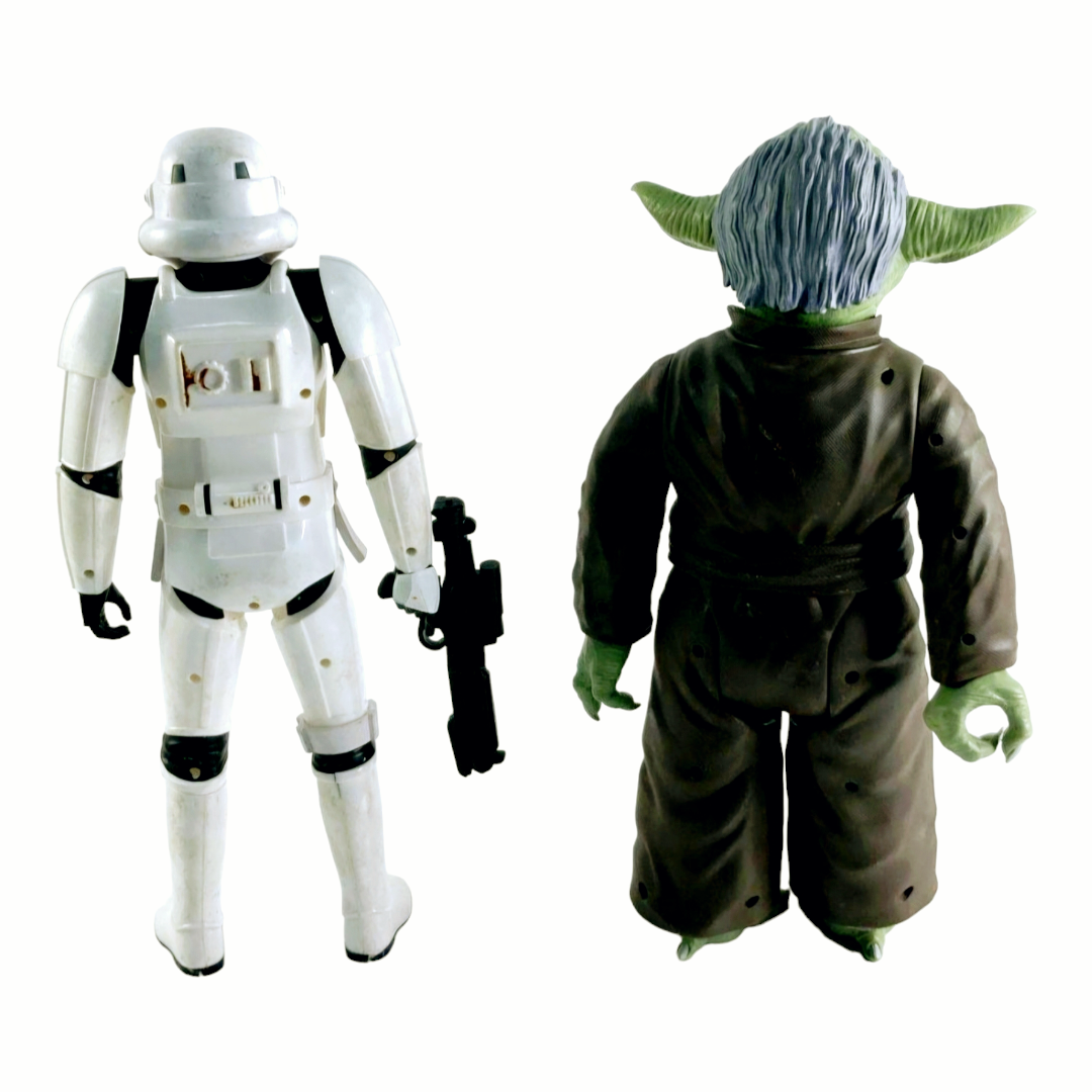 Star Wars: Yoda and Storm Trooper 18" Tall Figures LucasFilms (2014-2015)