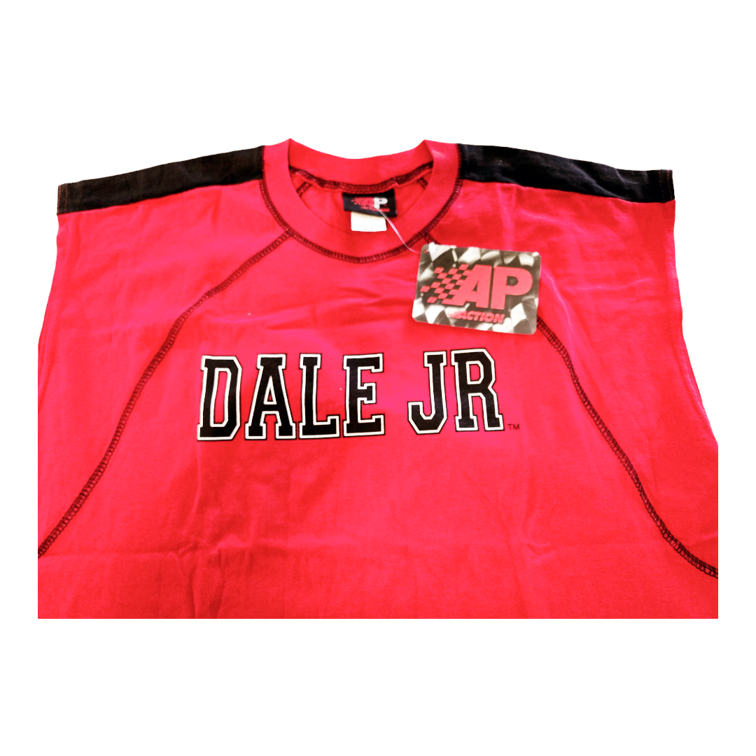 NWT *AP Action "Dale Jr." #8 Sleeveless Red T-Shirt (Size XLarge) NASCAR