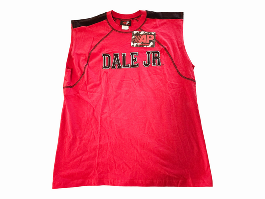 NWT *AP Action "Dale Jr." #8 Sleeveless Red T-Shirt (Size Large) NASCAR