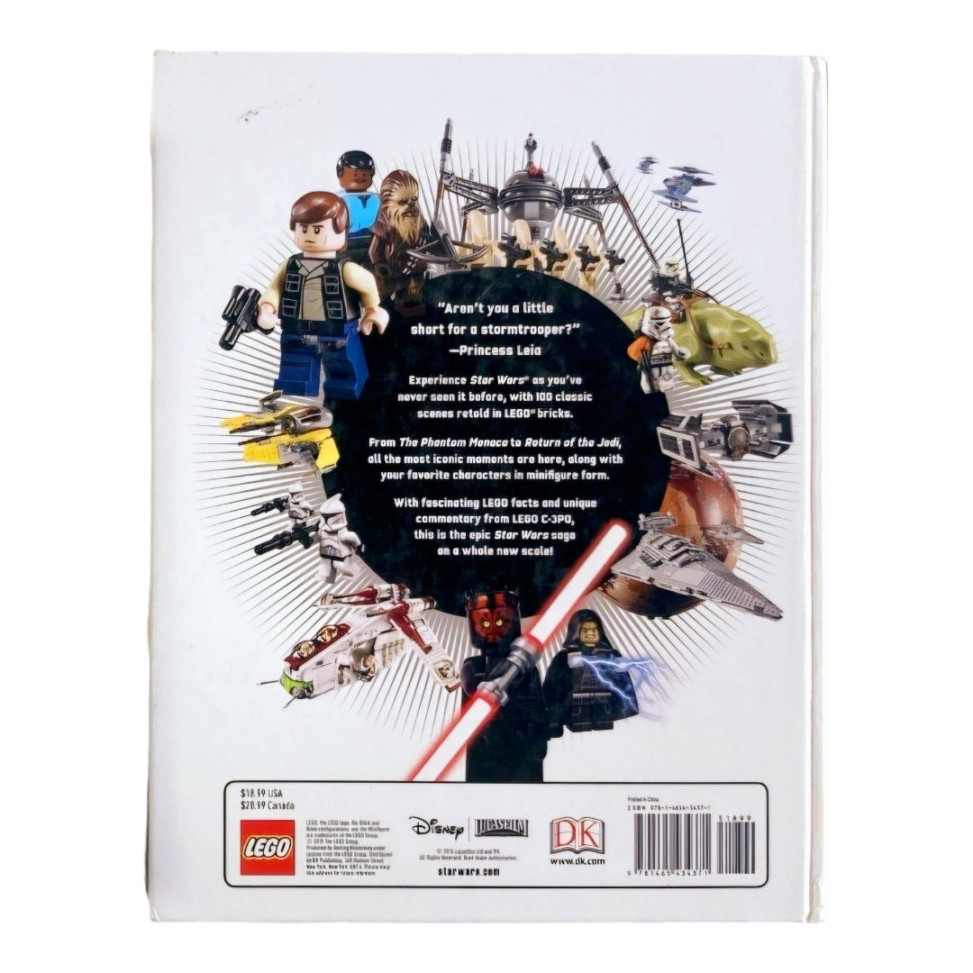 LEGO Star Wars: In 100 Scenes Book (6 Movies...A Lot Of Lego Bricks)