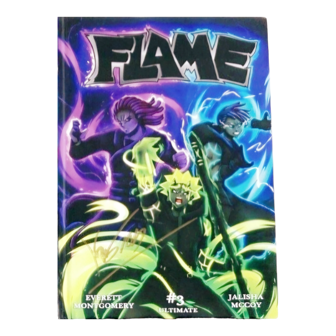 Ultimate Graphic Novels 'FLAME' Hardback Books #1-4 (All 4 Books Signed)