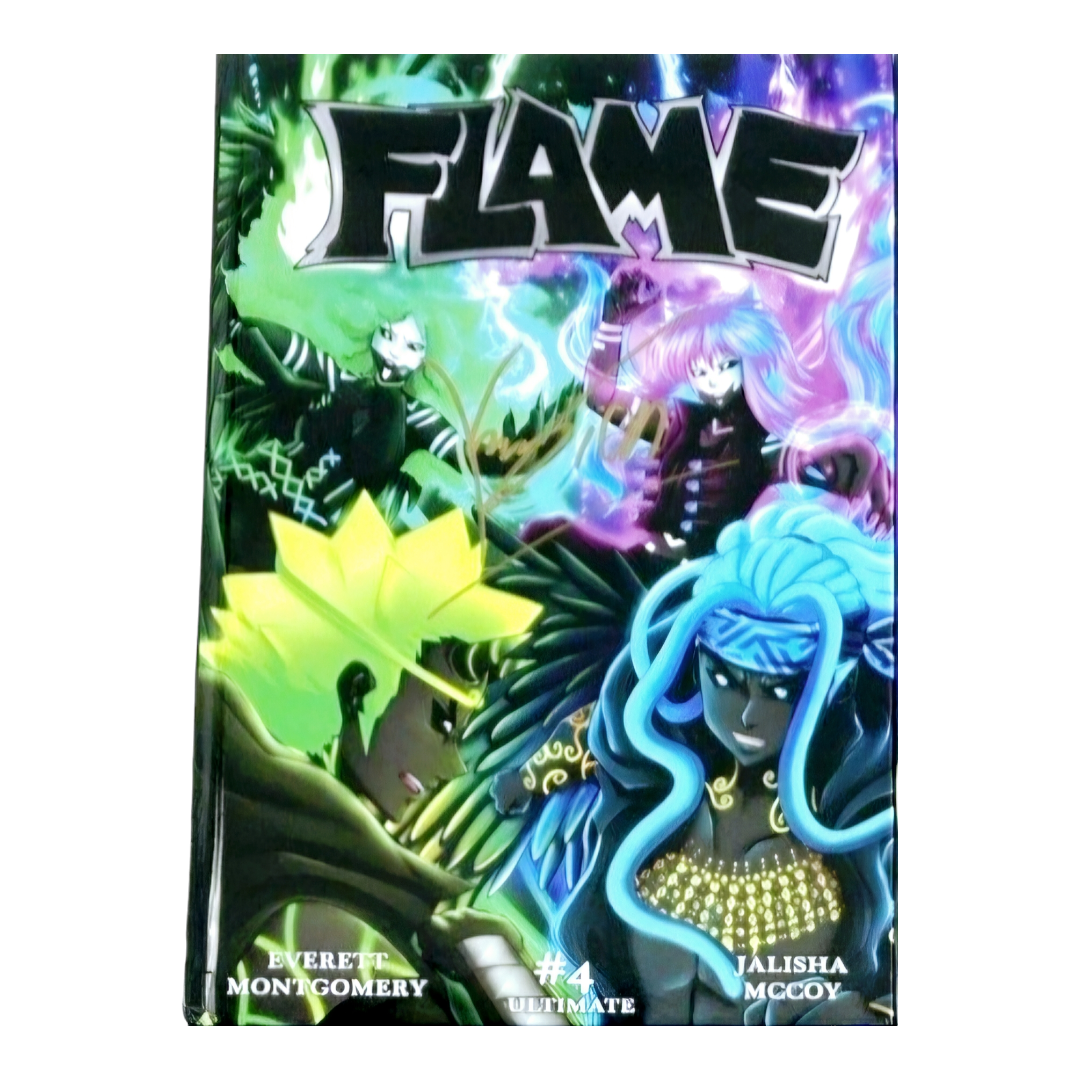 Ultimate Graphic Novels 'FLAME' Hardback Books #1-4 (All 4 Books Signed)