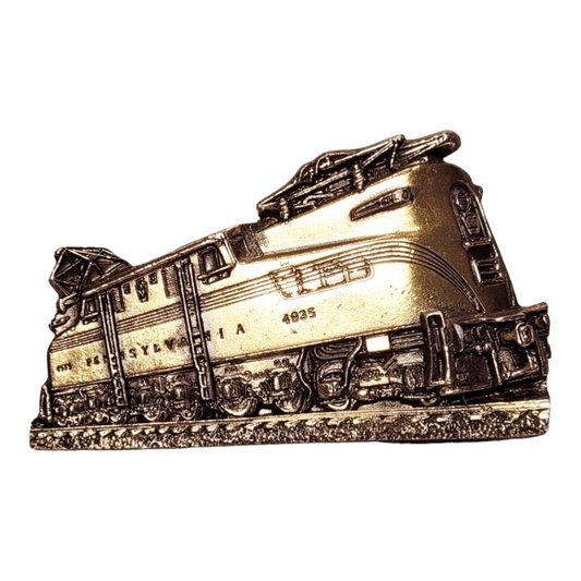 Vtg. *Pennsylvania #4935 Engine Train Locomotive Metal BELT BUCKLE Altoona