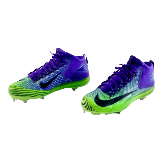 Nike Force Air Trout 3 ASG Men's Baseball Cleats Neon Purple 844627-503 (Size 14)