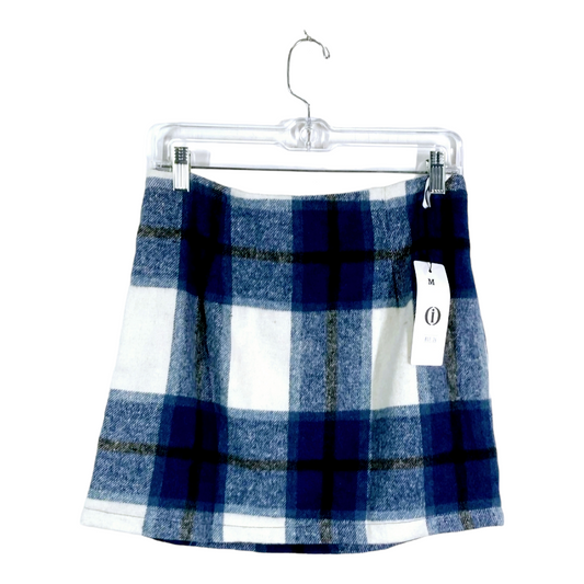 NWT *Woman's Plaid Print High Waist Casual A Line Mini (I Checkered Skirt) -M
