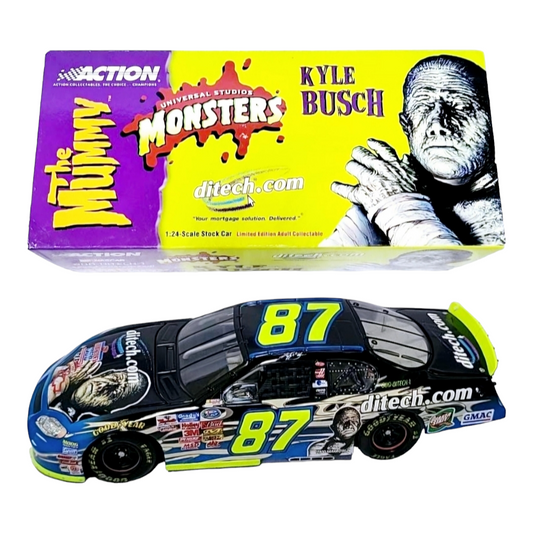 NIB *Kyle Busch, #87 Munster's '03 Monte Carlo 1:24 Action Car NASCAR
