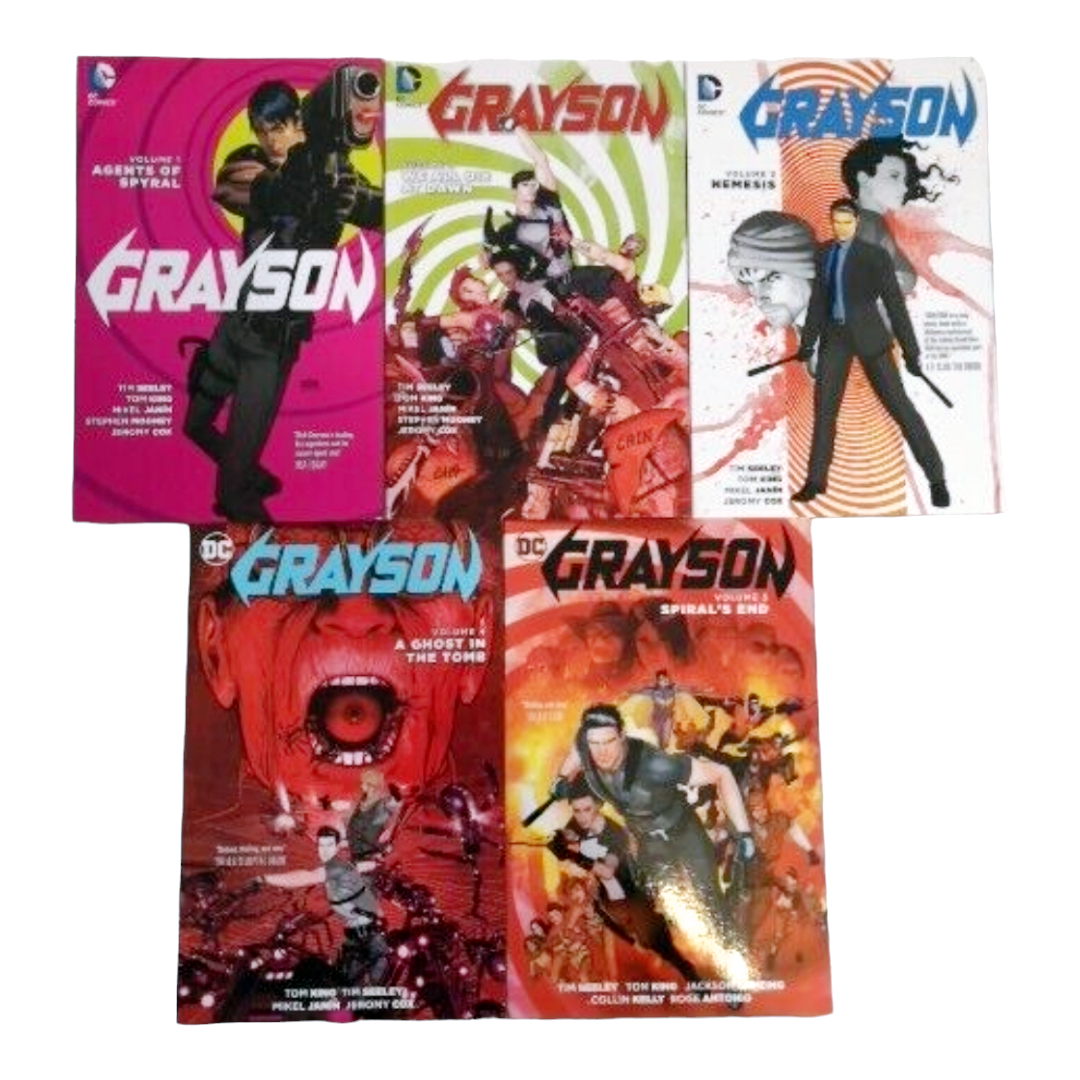 DC Comics *Five Volumes #1 - #5 "Grayson" Comic Books