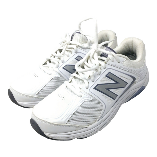 New Balance *Men's White Leather Walking Running Shoes (Size 11) #847 v3