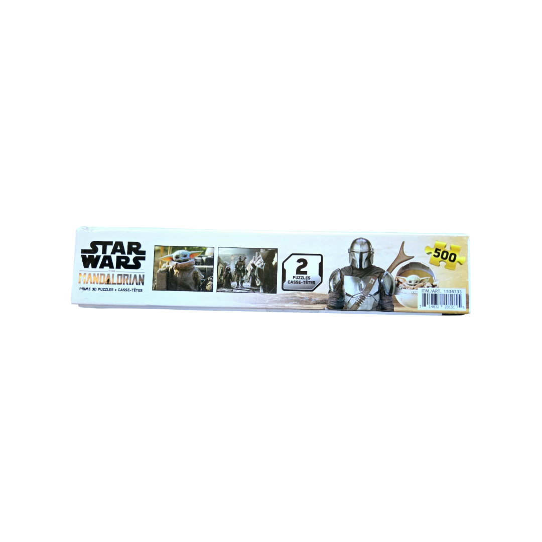 NIB *Star Wars: The Mandalorian 3D Puzzles 2pk 500pc Each Baby Yoda