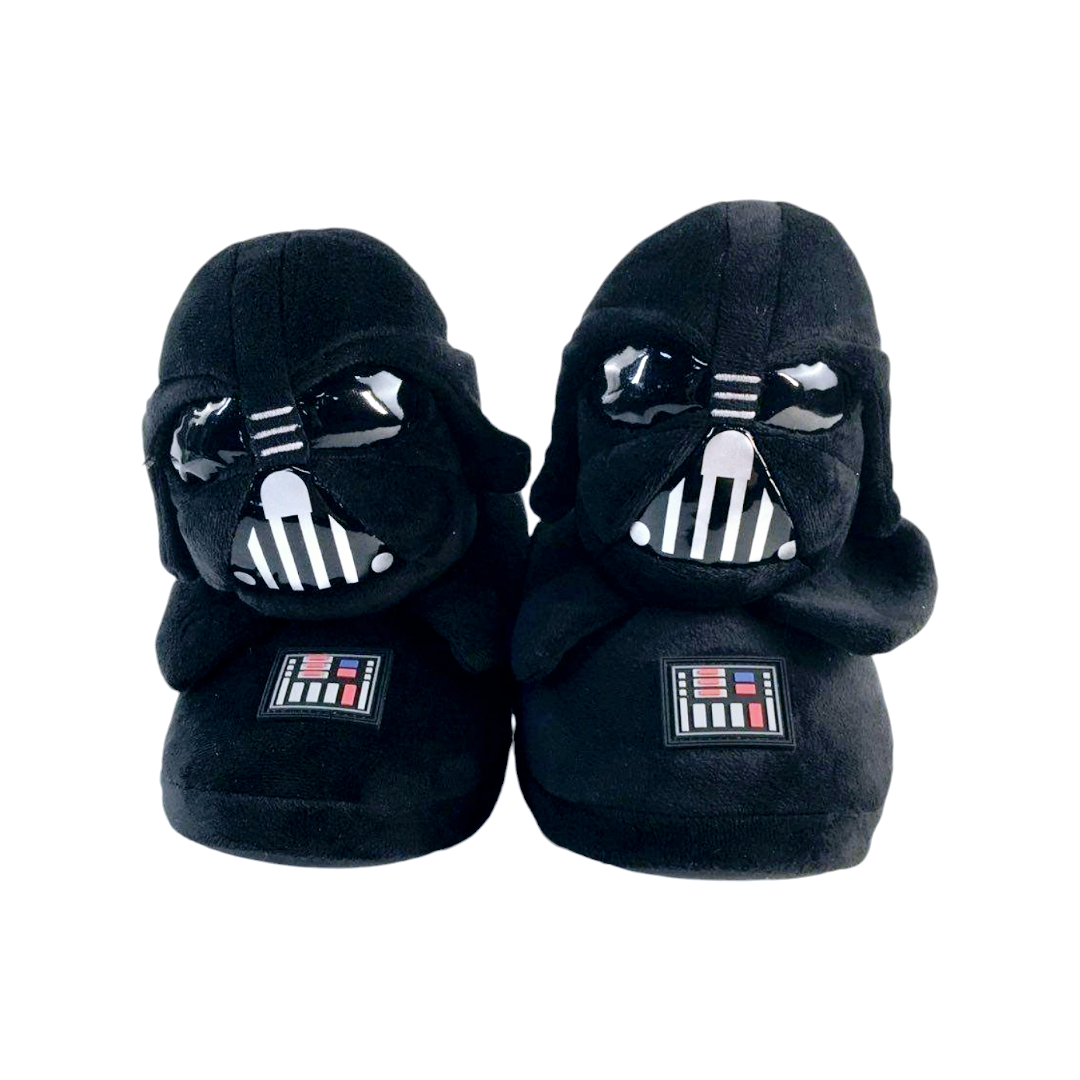 NWT *Star Wars Men's 3D Darth Vader Black Slippers, #RN151473 (13-14)