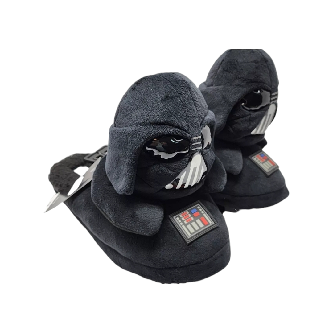 NWT *Star Wars Men's 3D Darth Vader Black Slippers, #RN151473 (13-14)