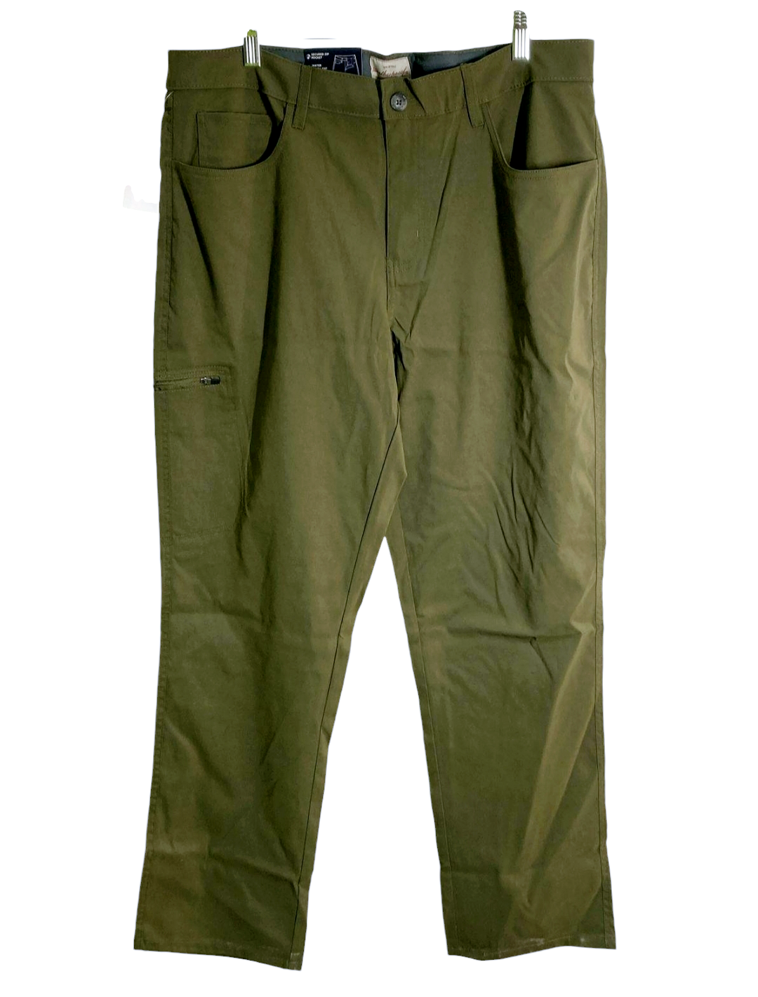 NWT *Weatherproof Vintage Men's Maverick Cargo Green Pant (36x32)