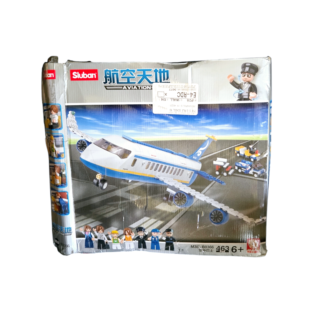 Sluban *Aviation Blocks Plane Bricks Toe-Airbus (M38-B0366) 463 pcs