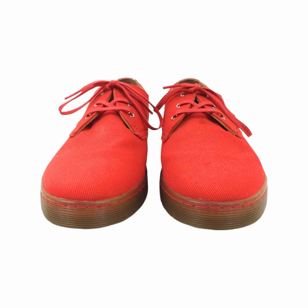 Dr. Doc Martens Gizelle Fashion Red Canvas Oxfords Women's (sz  6L)