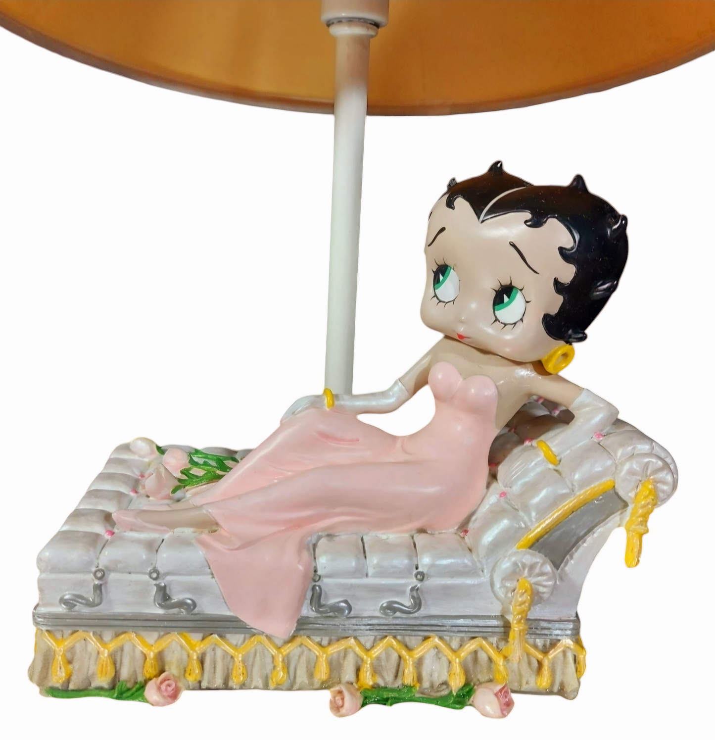 Vintage 90s Betty Boop Lamp 'Bed of Roses' #10343 - Great Condition! (No Box)