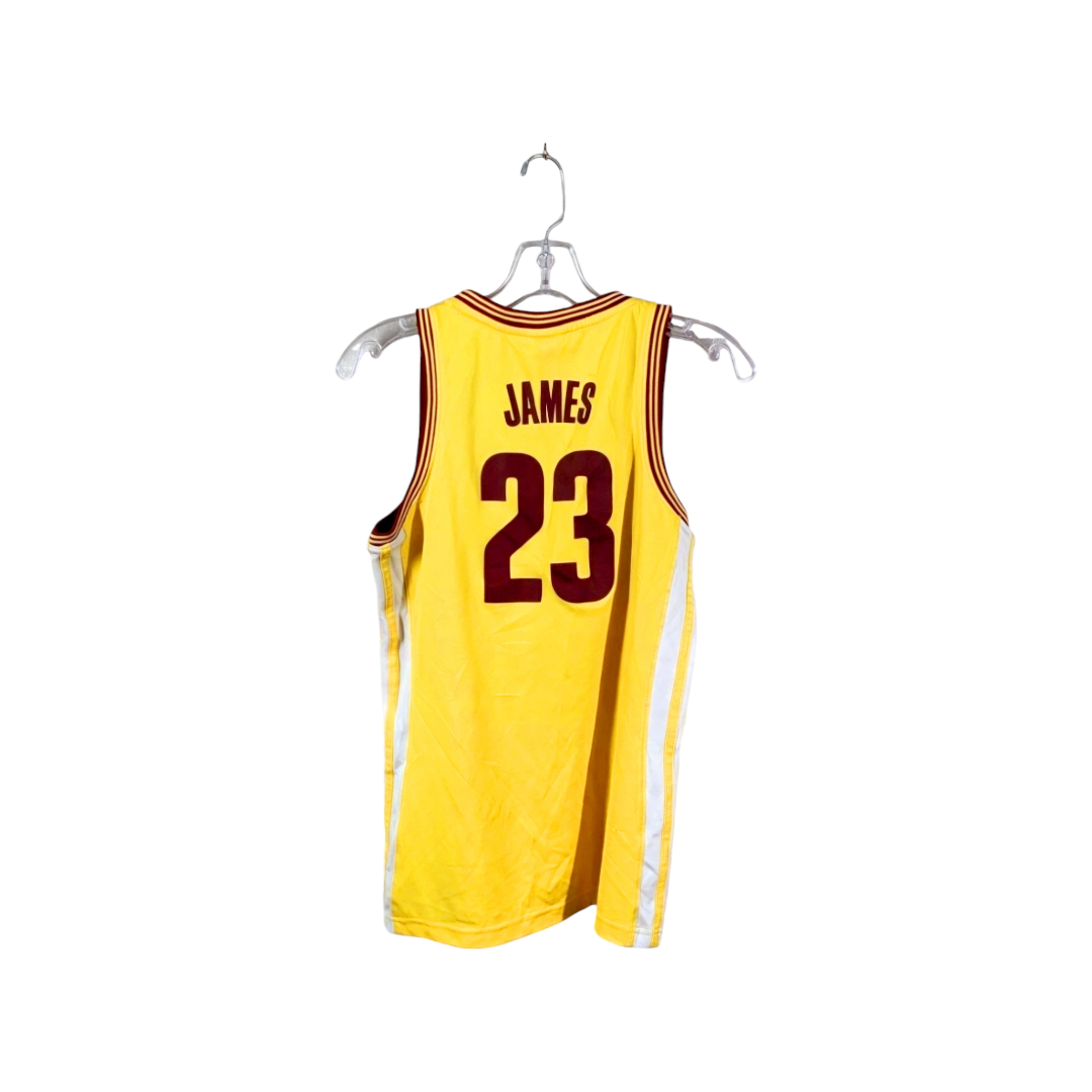 Adidas Men's Yellow Cleveland Cavaliers 'LeBron James' #23 NBA Jersey (sz Medium)