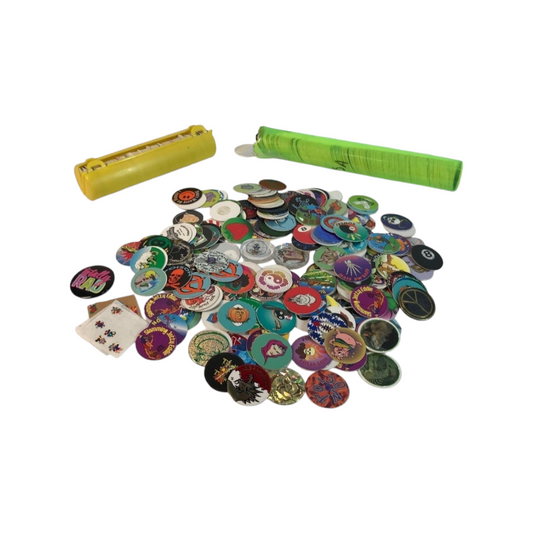 Vintage *1900s POGS Game Large Lot: Slammers, Foils, Holographics, 2 Cases