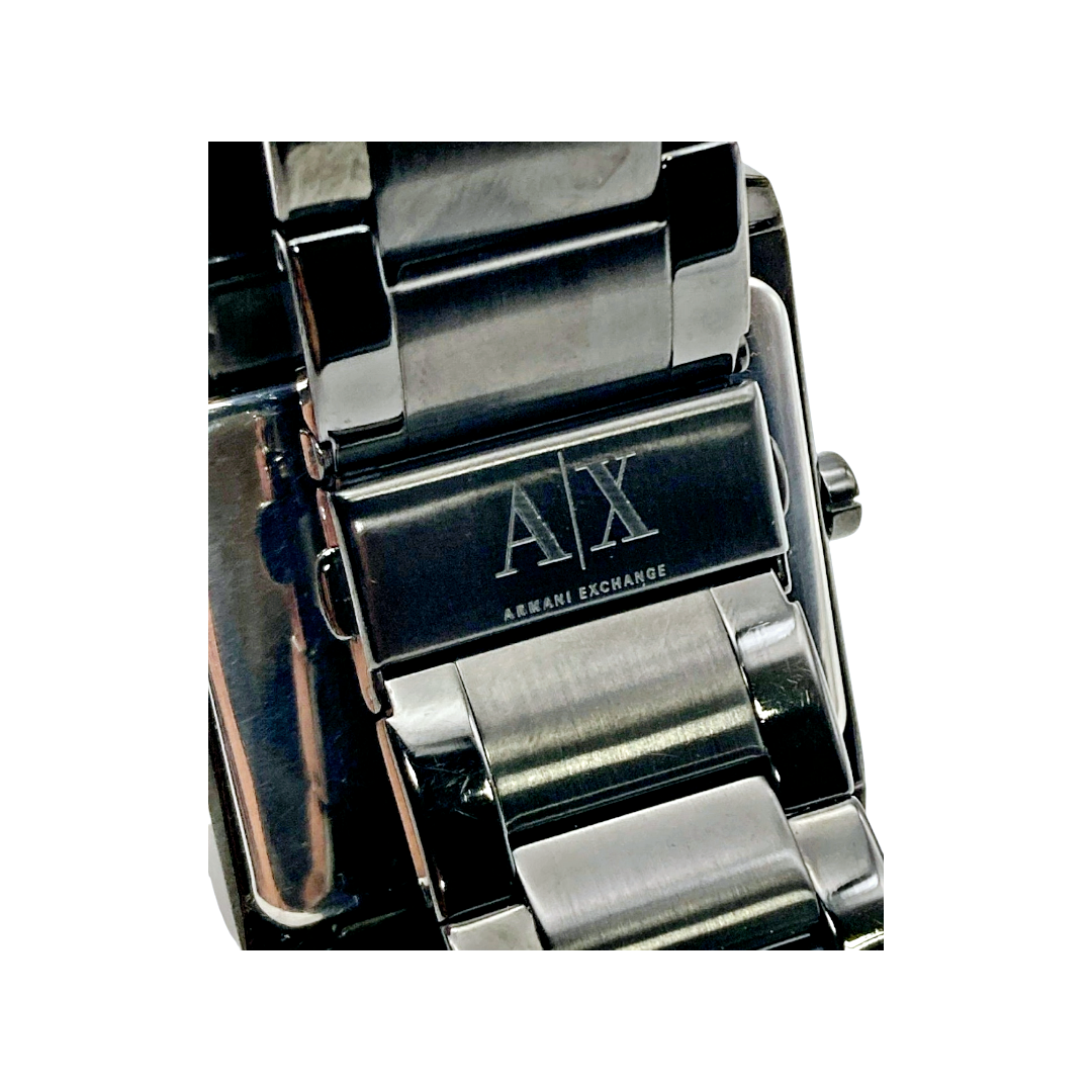 Armani Exchange Smart Black Dial Ion-Plated Stainless Steel Men's Watch 5ATM #AX2202