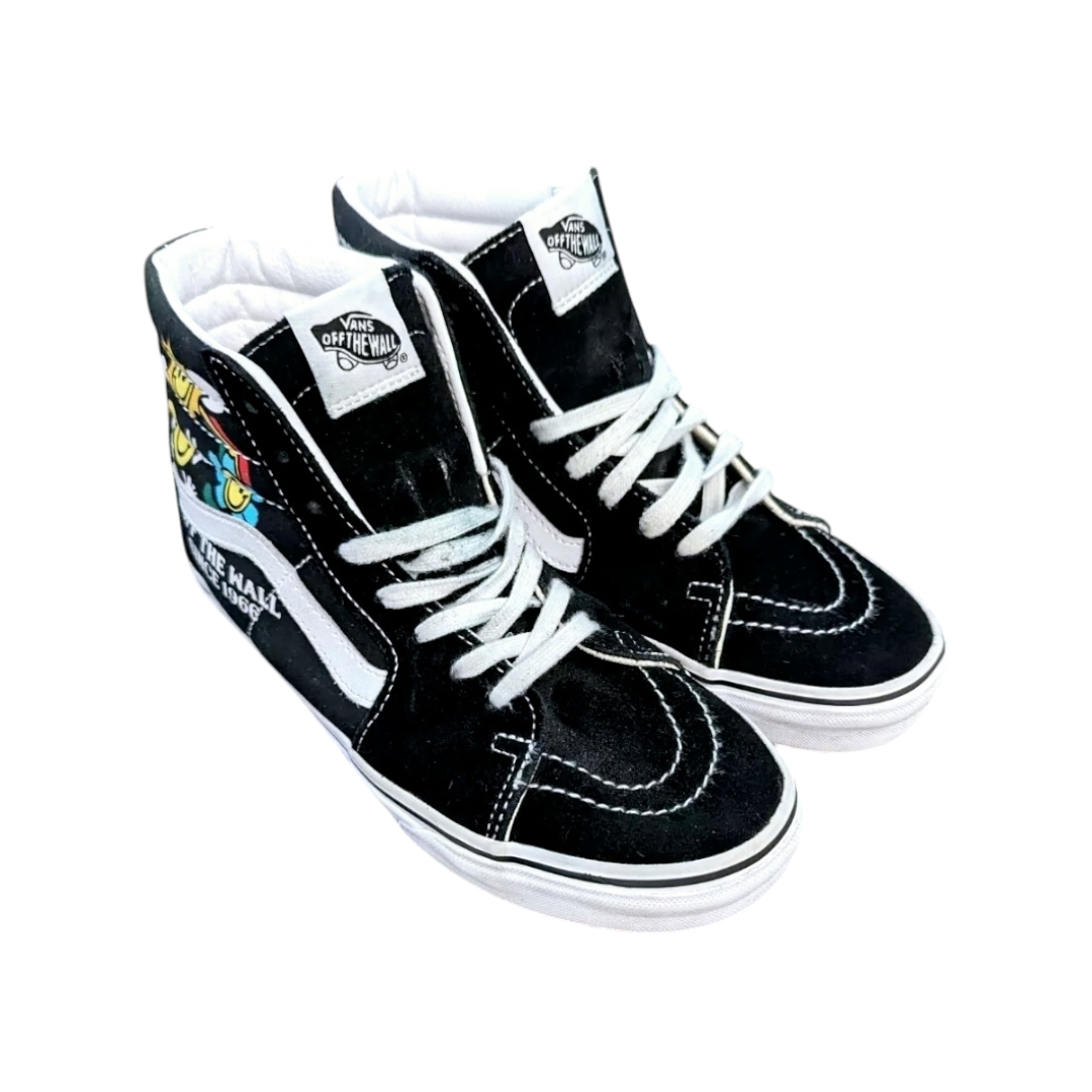 VANS OFF Project X Better Day SK8-Hi Shoes Black/White (Size M6/W7.5)