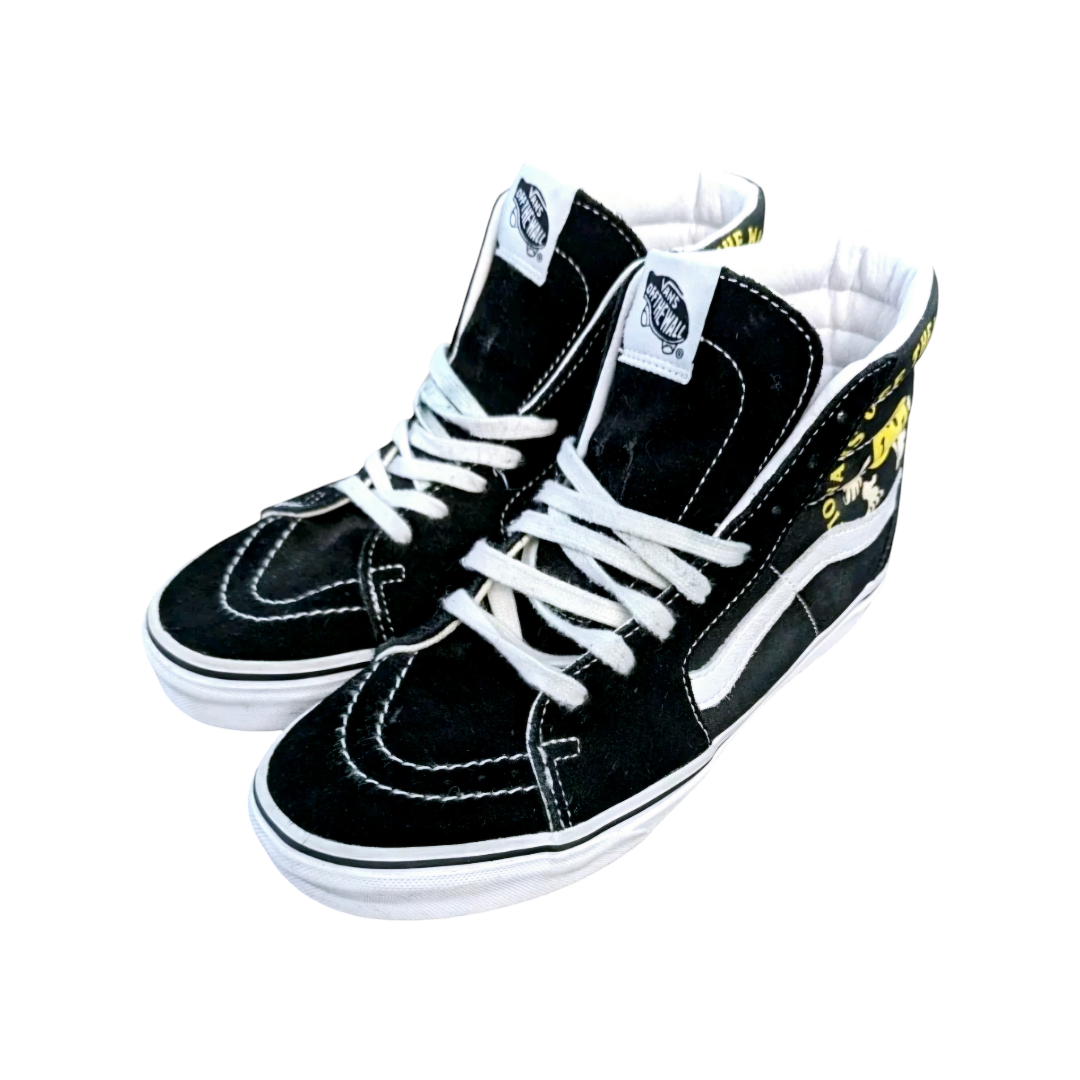 VANS OFF Project X Better Day SK8-Hi Shoes Black/White (Size M6/W7.5)