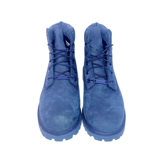 Timberland *Men's Classic 6" Navy Nubuck Waterproof Blue Boots (Size 7) *Like-New