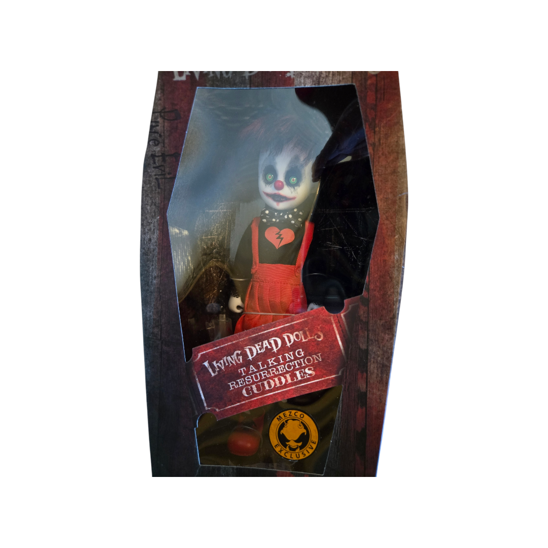 NIB *Living Dead Dolls MEZCO Talking Resurrection Cuddles Killer Clown LDD (2017)