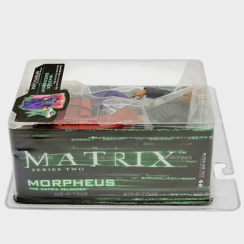 NIB *Matrix Series 2 Morpheus Matrix Reloaded Chair Figure McFarlane Toys 2003