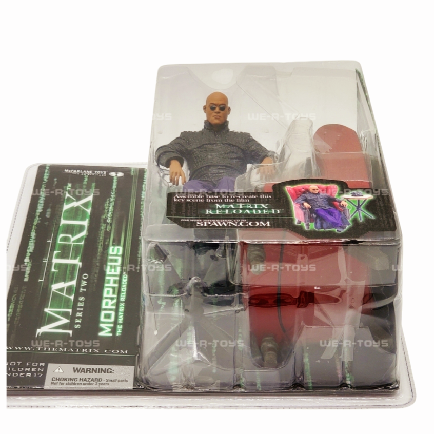 NIB *Matrix Series 2 Morpheus Matrix Reloaded Chair Figure McFarlane Toys 2003