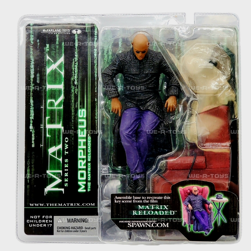 NIB *Matrix Series 2 Morpheus Matrix Reloaded Chair Figure McFarlane Toys 2003