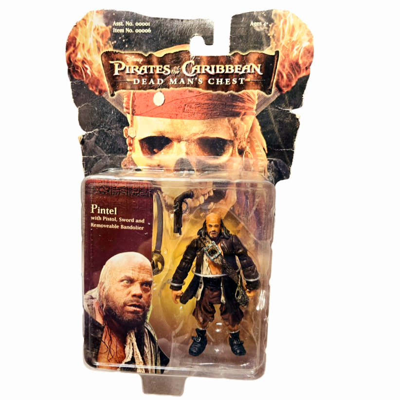 NIB *Zizzle Pirates of the Caribbean "Dead Mans Chest" PINTEL 3.75" Figure (2006)