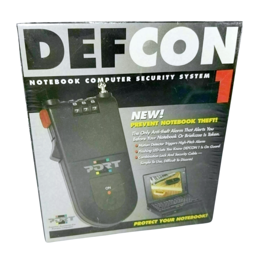 NIB *DEFCON 1 Notebook Computer & Luggage Security System - SEALED