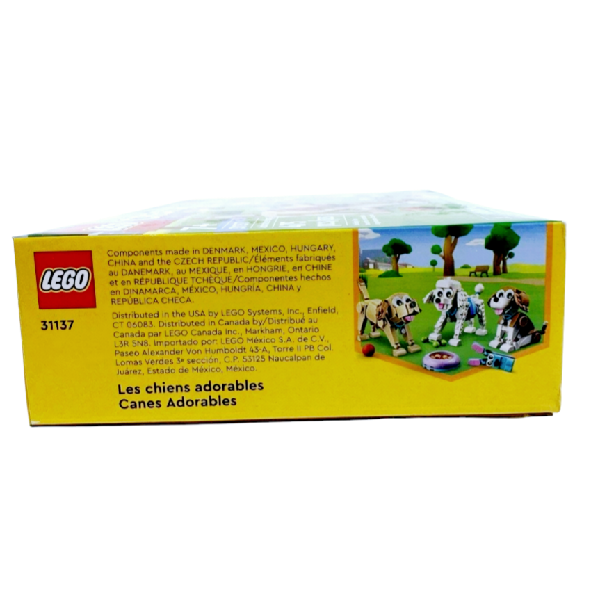 NIB *Lego Creator 3-in-1 Set Adorable Dogs #31137 (475 pc)  Pug, Poodle, Beagle & more