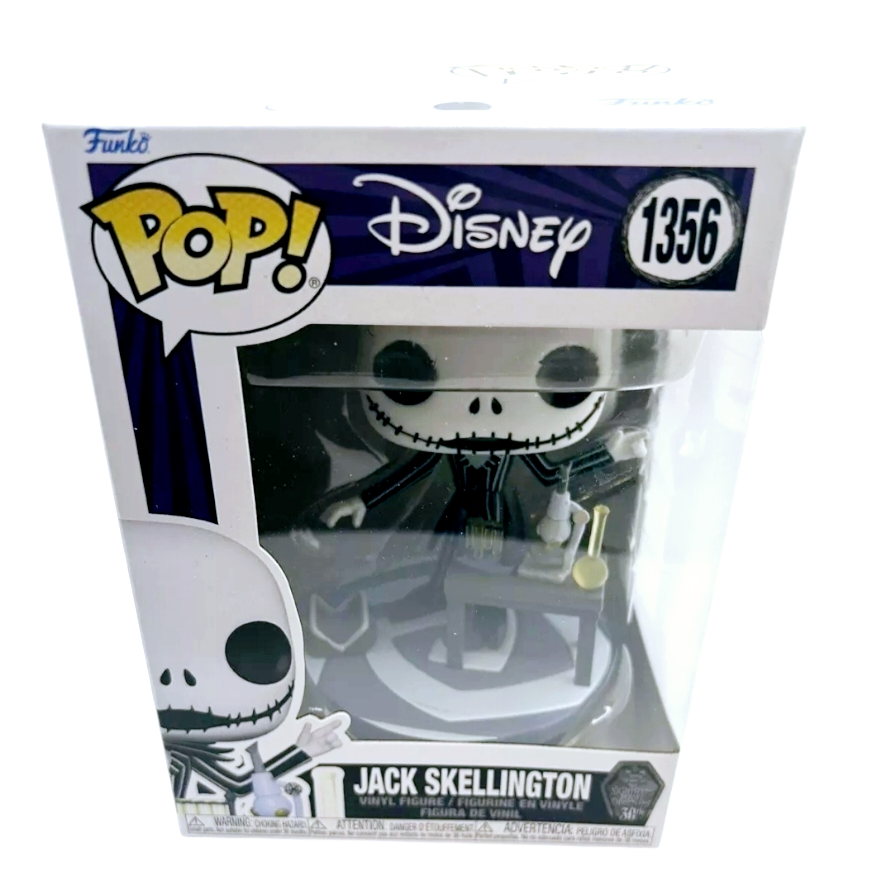 NIB *Funko Pop! Disney The Nightmare Before Christmas #1356 Jack Skellington/Lab Figure