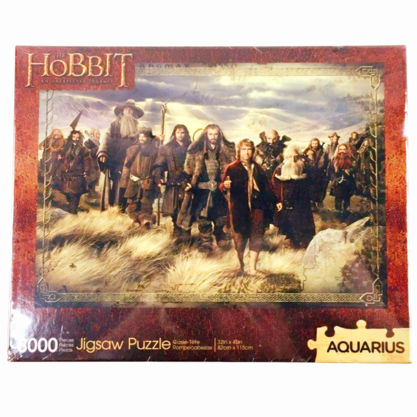 NIB *Aquarius "The Hobbit" 3000pc Jigsaw Puzzle Finished (31.5" x 44")