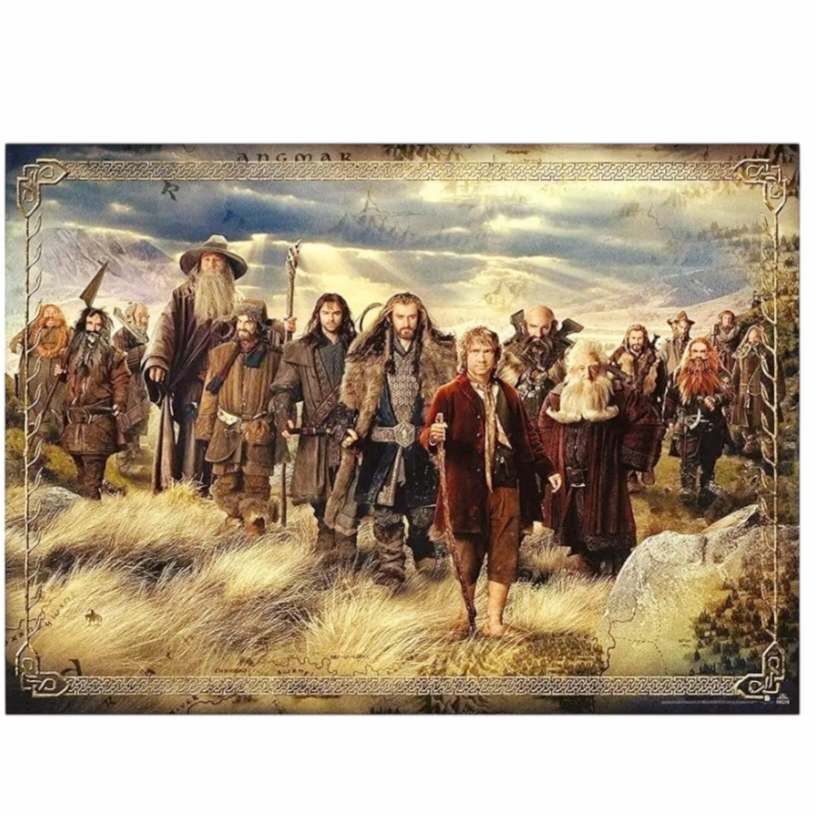 NIB *Aquarius "The Hobbit" 3000pc Jigsaw Puzzle Finished (31.5" x 44")