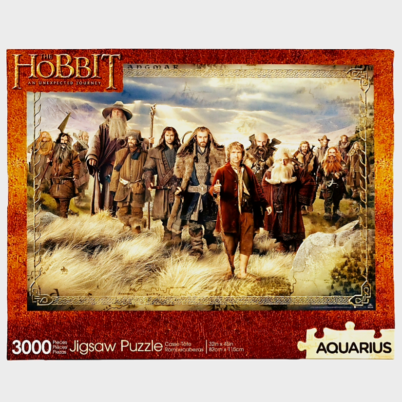 NIB *Aquarius "The Hobbit" 3000pc Jigsaw Puzzle Finished (31.5" x 44")