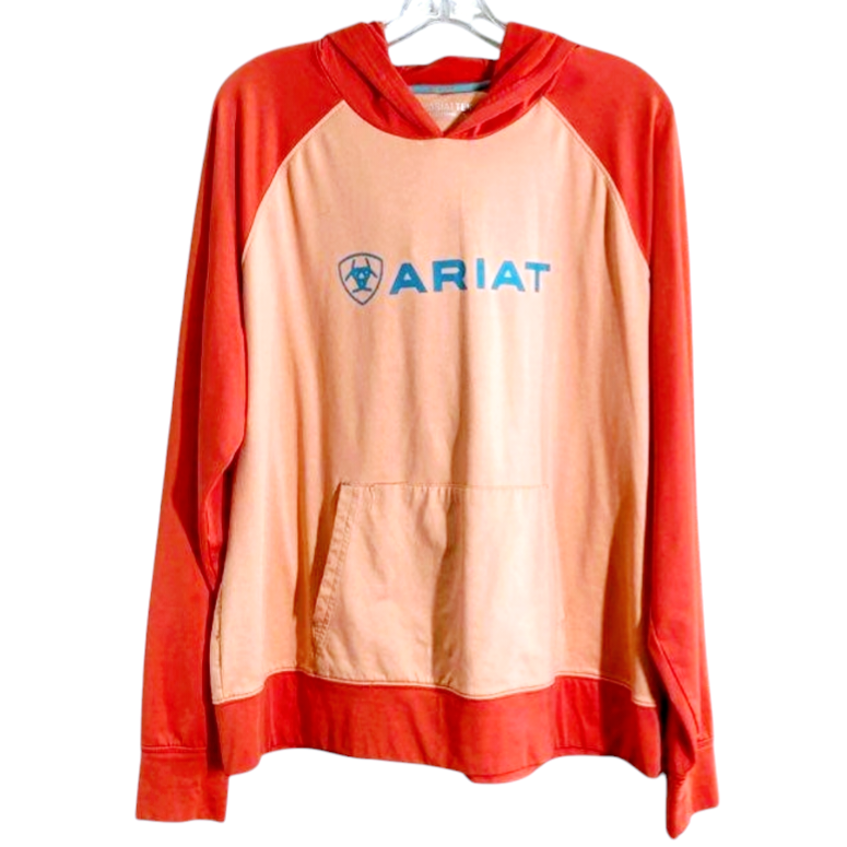 Nice *Women's Ariat Cayanne Color Blocked Long Sleeved Pullover Hoodie (Size XXL)