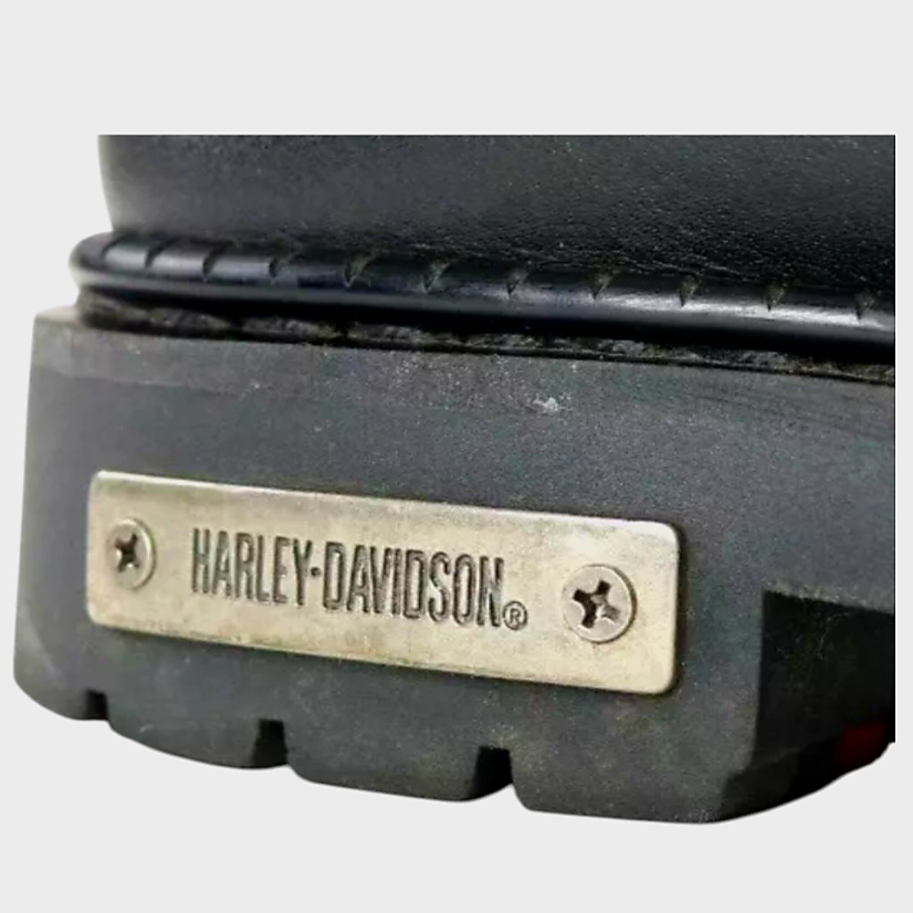 Harley-Davidson Men's Riding Black Leather Boots (11.5) Ankle Zip Lace