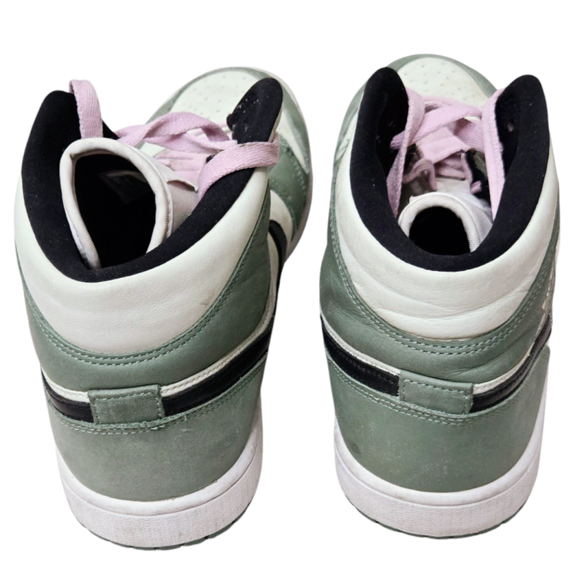 Nike *Women's Jordan 1 Mid Dutch Green/Black #CZ0774-3 (Sz/12)