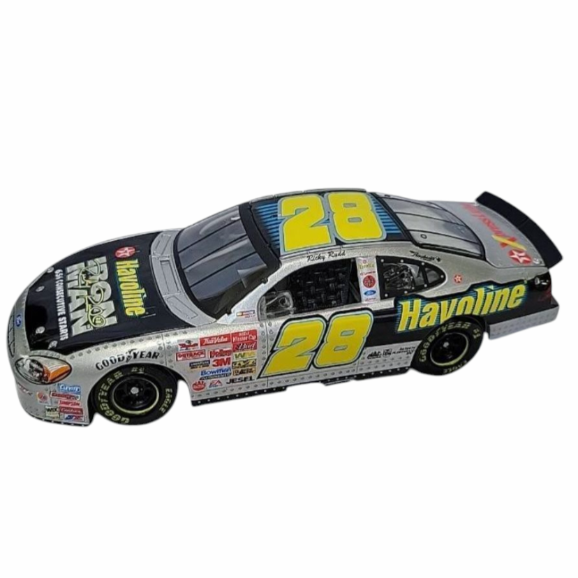 NIB *Nascar Havoline #28 Ricky Rudd 'Ironman' Die Cast 1:24 (2002 Taurus)